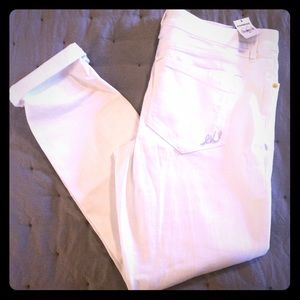 NWT Express Stella Distressed Ankle Skinny